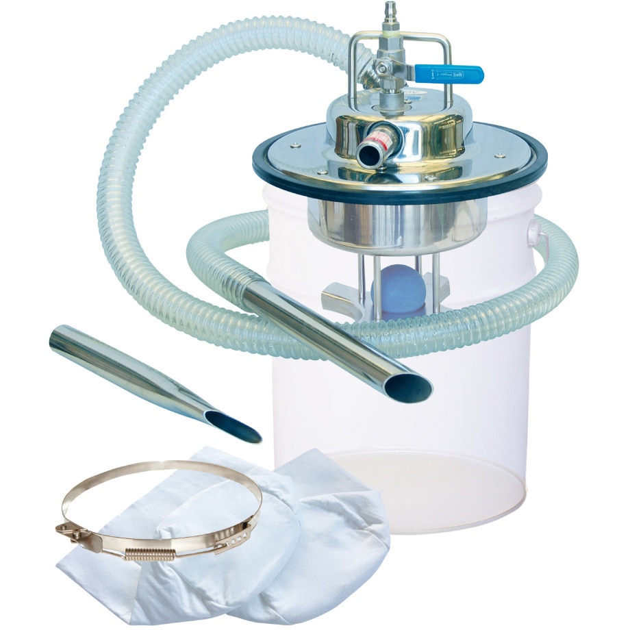 AVC-550SUS エア式乾湿両用ステンレス製掃除機(オープンペール缶専用