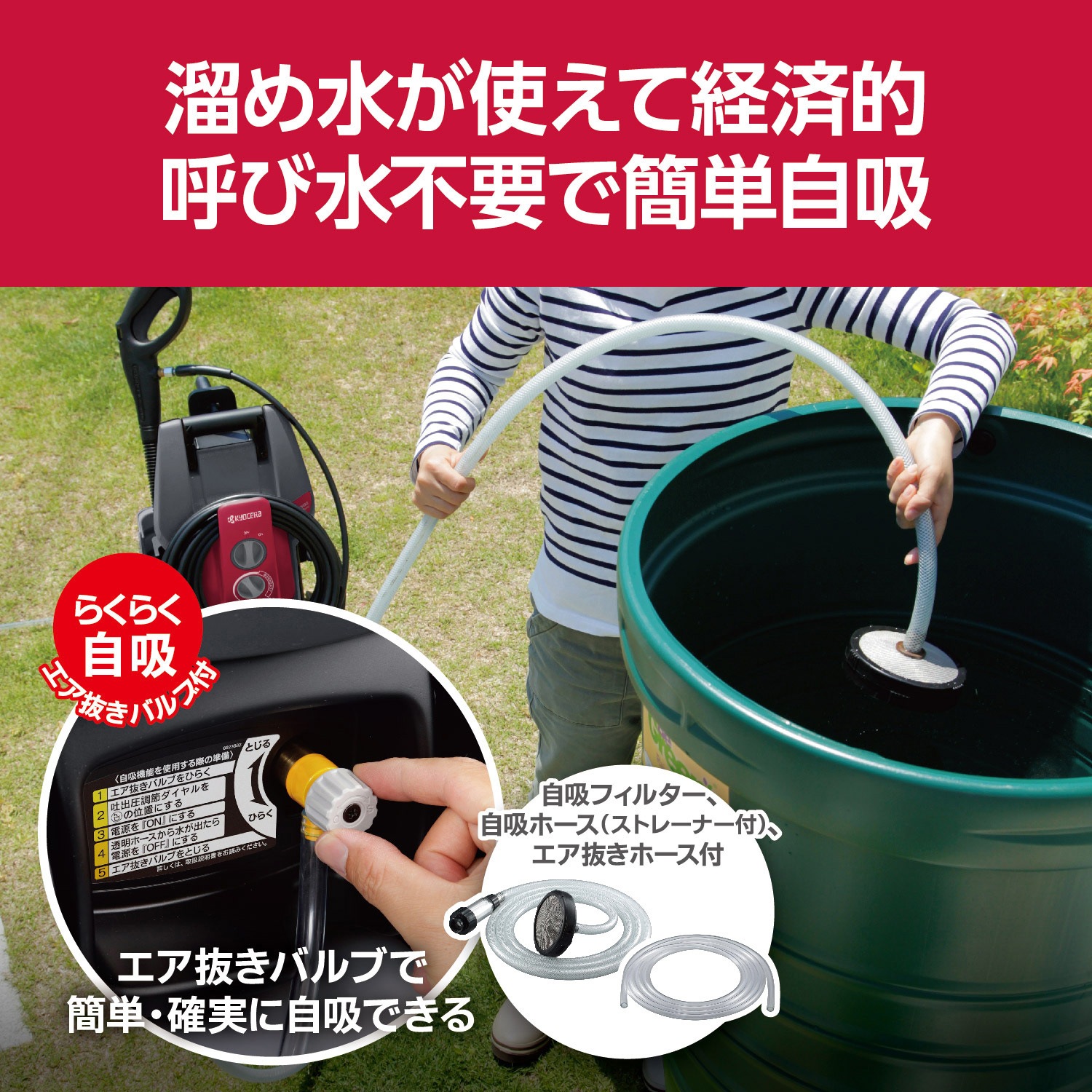 AJP4170VGQ 高圧洗浄機 京セラインダストリアルツールズ(旧:リョービ