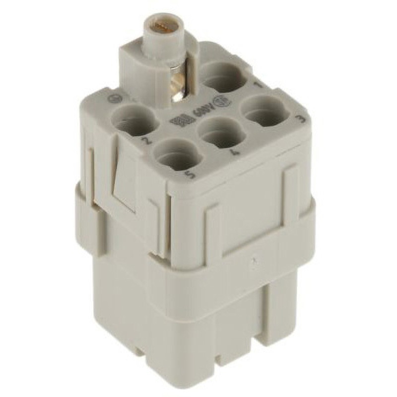 09120053101 ヘビーデューティパワーコネクタインサート Han Q ハーティング コンタクト数5 クリンプ端子 サイズ3A 1袋(10個)