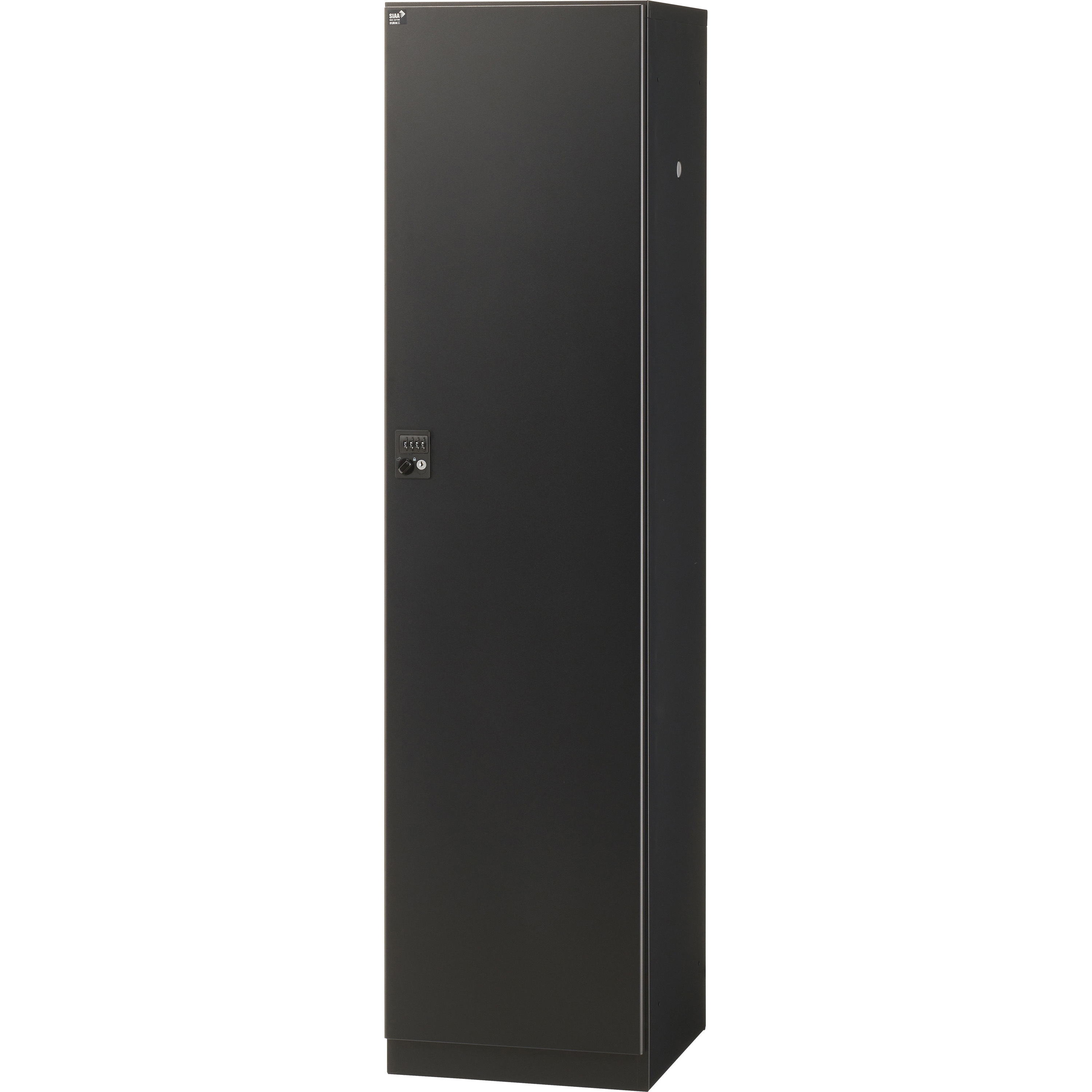 BKL-1-RBR ロッカーBKL(ブラック)シリーズ 生興 コインリターン錠 1人用 幅450mm奥行515mm高さ1800mm