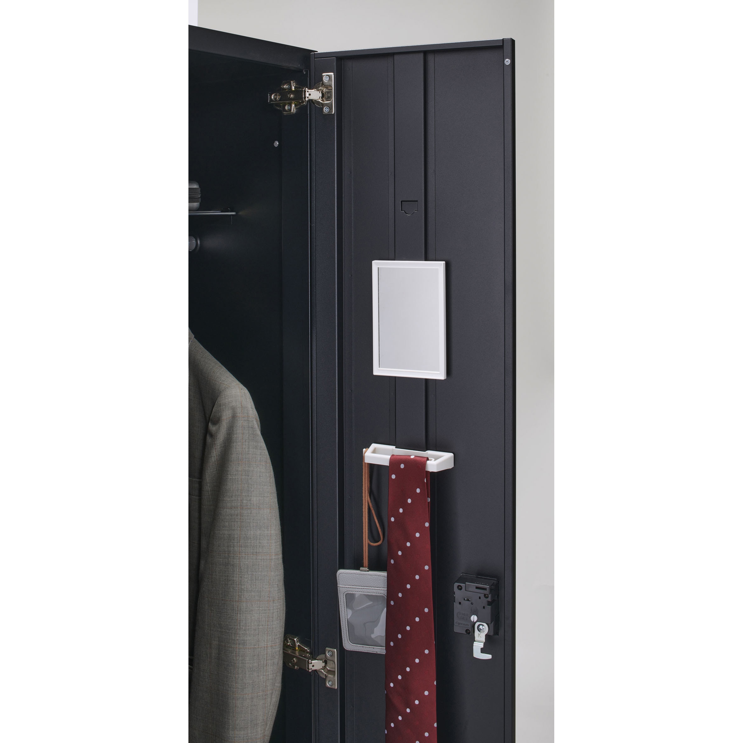 BKL-1-TNBK ロッカーBKL(ブラック)シリーズ 生興 内筒交換錠 1人用 幅