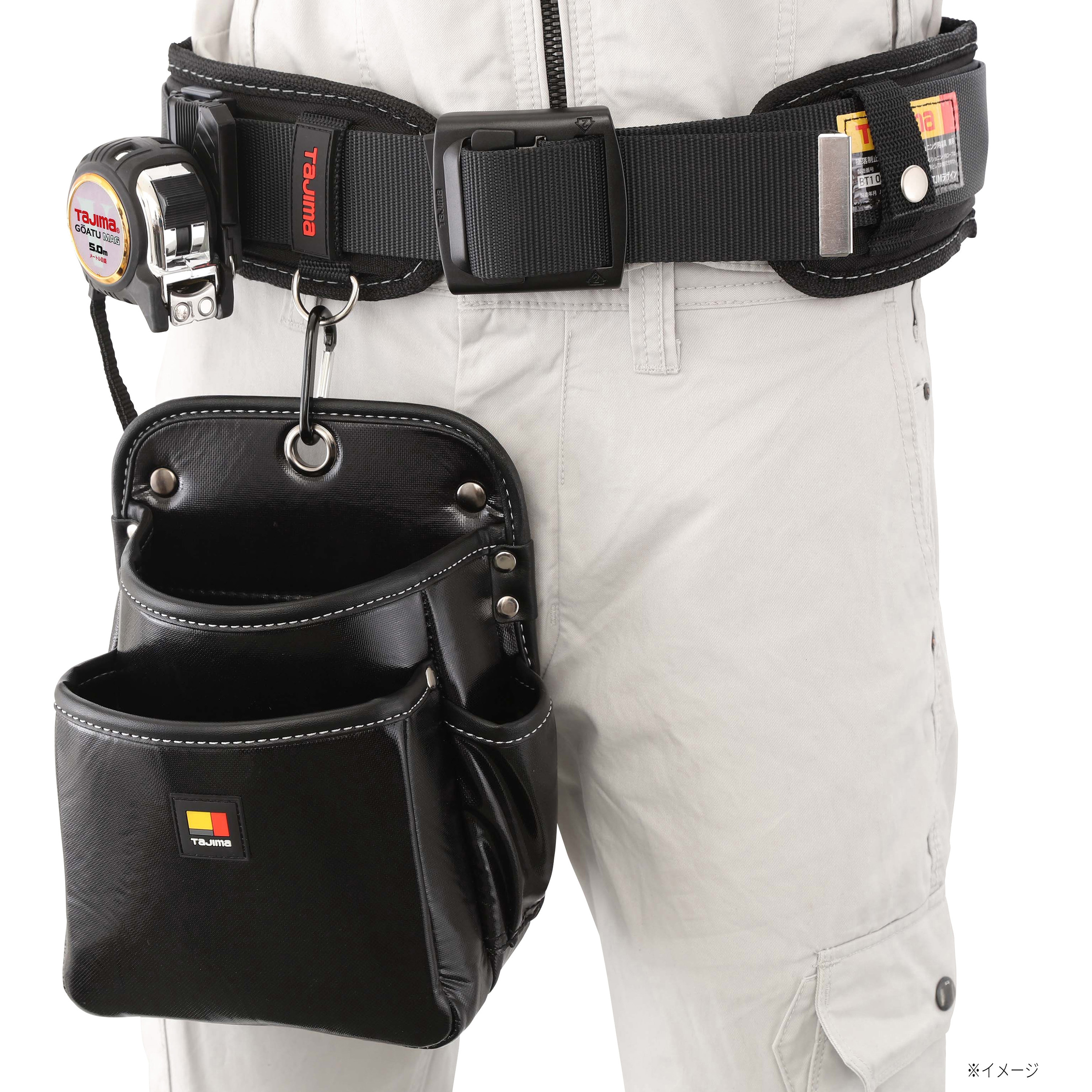 SFKBN-DK2L2H 着脱式腰袋 電工2段大 ツインフック 1個 タジマツール