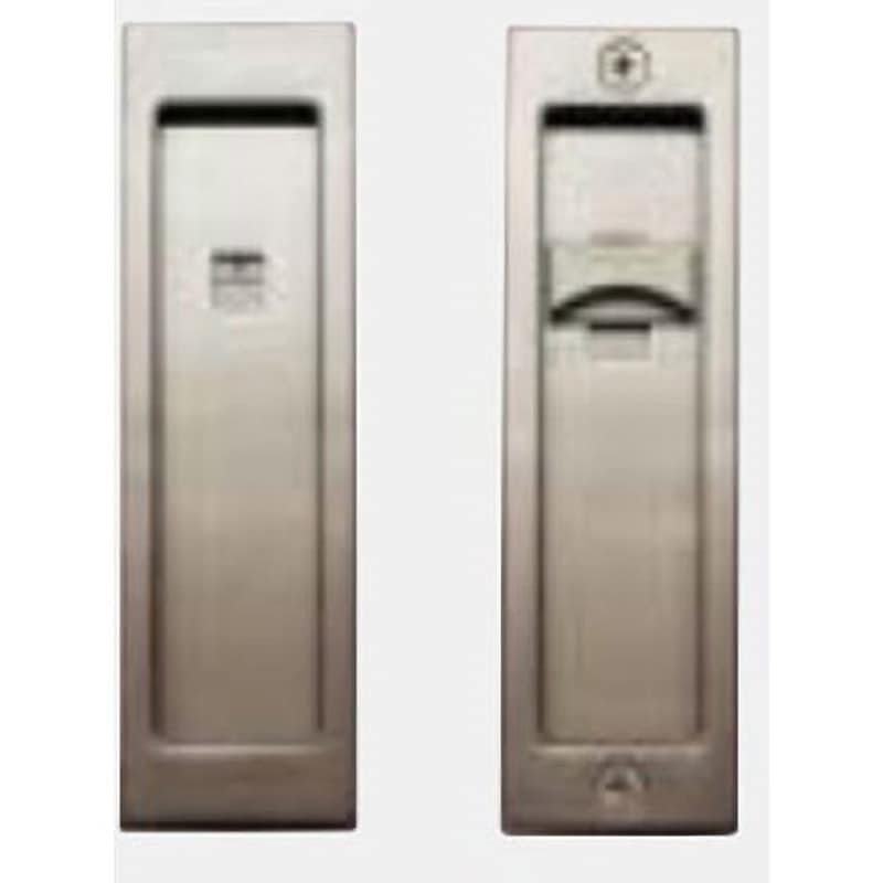 MJE2PC12SS 角型引手C1型 Panasonic(パナソニック) サテンシルバー(メッキ)色 間仕切錠   MJE2PC12SS