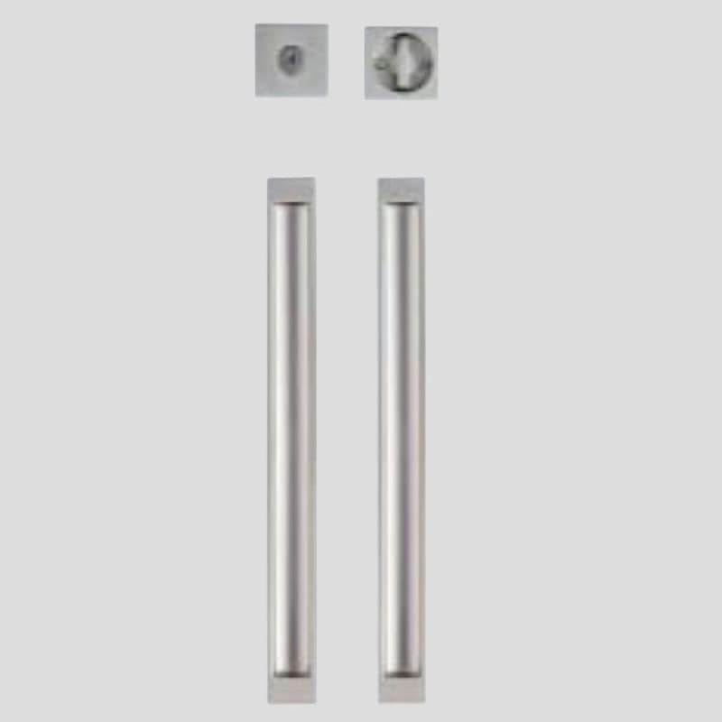 MJE2PC33ST / MJE2JK18ST ロング引手C3型 Panasonic(パナソニック) キー付錠 サテンシルバー(塗装)色