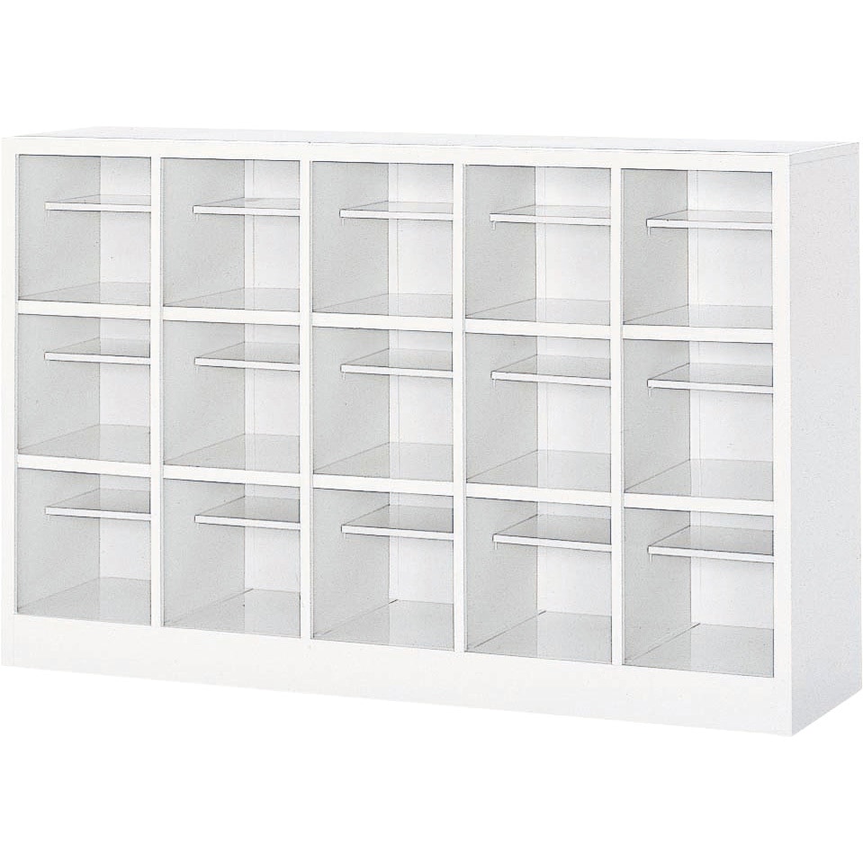 YSB-06L-ID シューズボックス CONDOR(山崎産業) オープンタイプ 15足中間棚有り   YSB-06L-ID