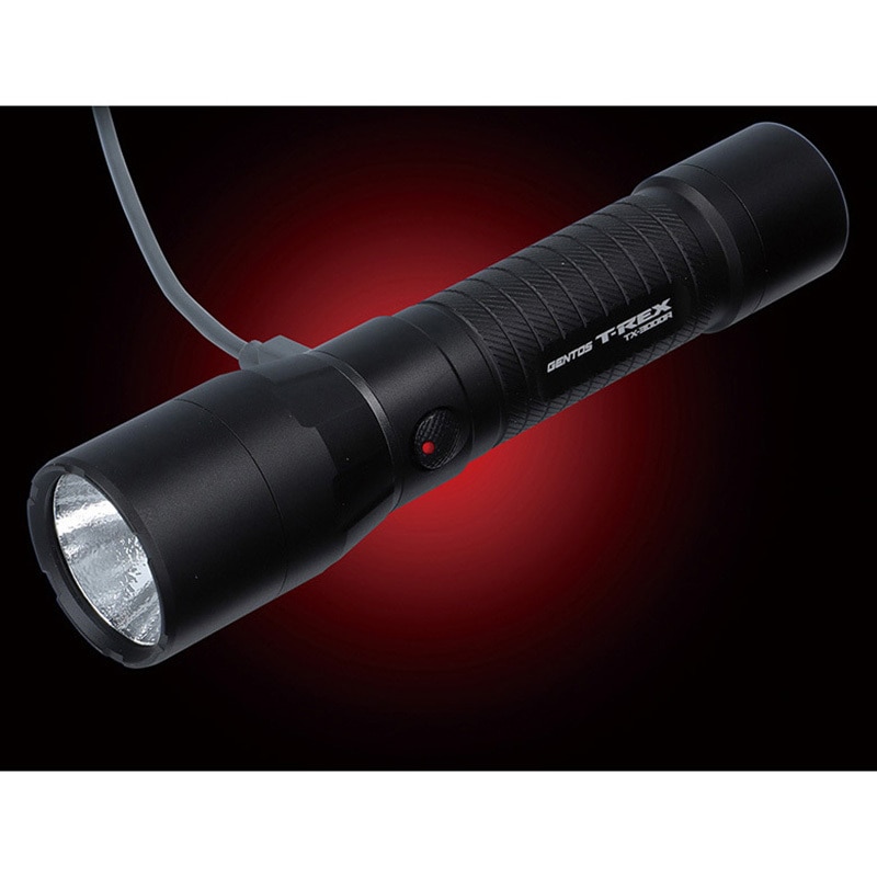 TX-3000R T-REX ハンディトーチ充電式 GENTOS 落下耐久2m 明るさ3000