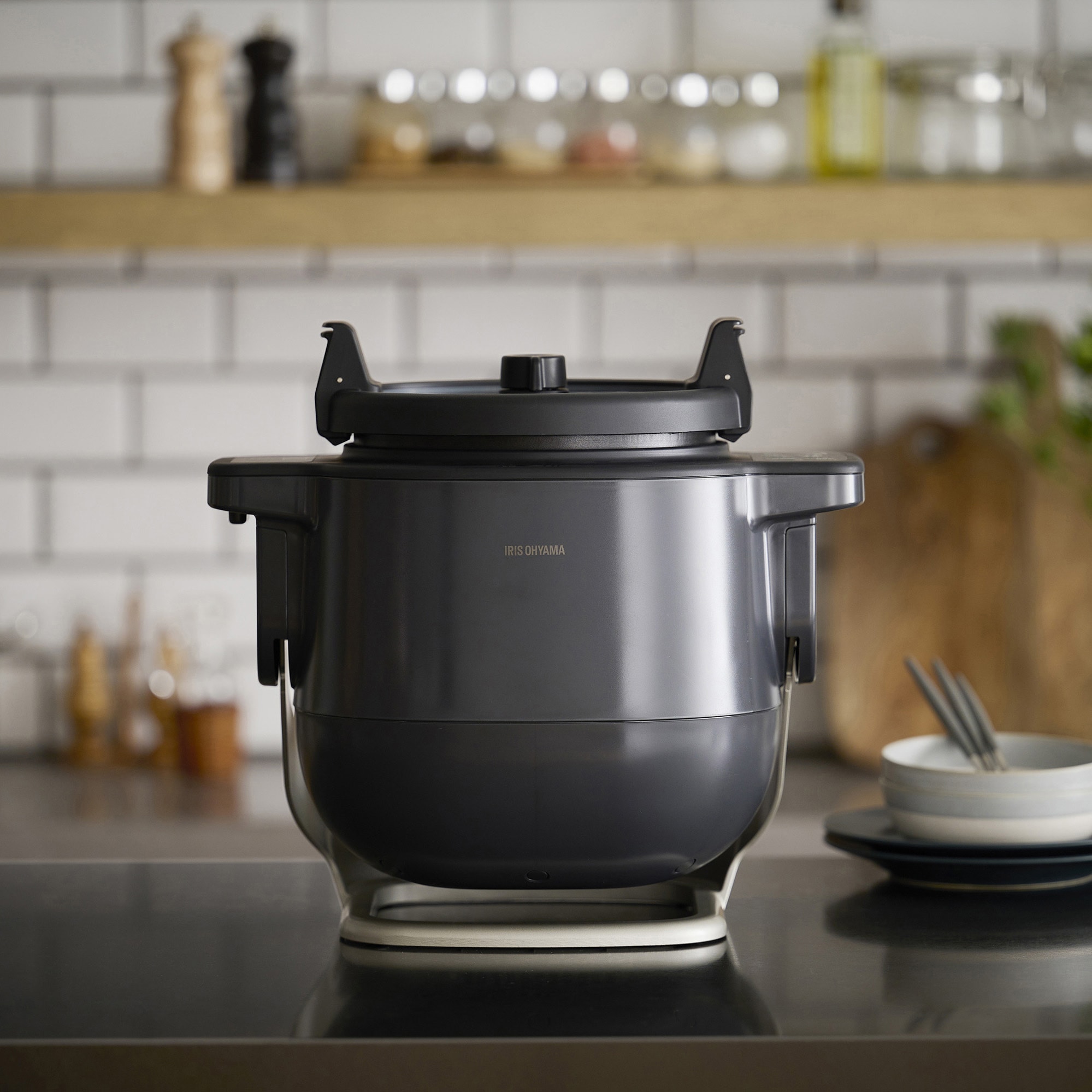 アイリスオーヤマ 自動かくはん式調理器CHEFDRUM DAC-IA2-H DAC-IA2-H 自動かくはん式調理機 CHEF DRUM アイリスオーヤマ 満水容量