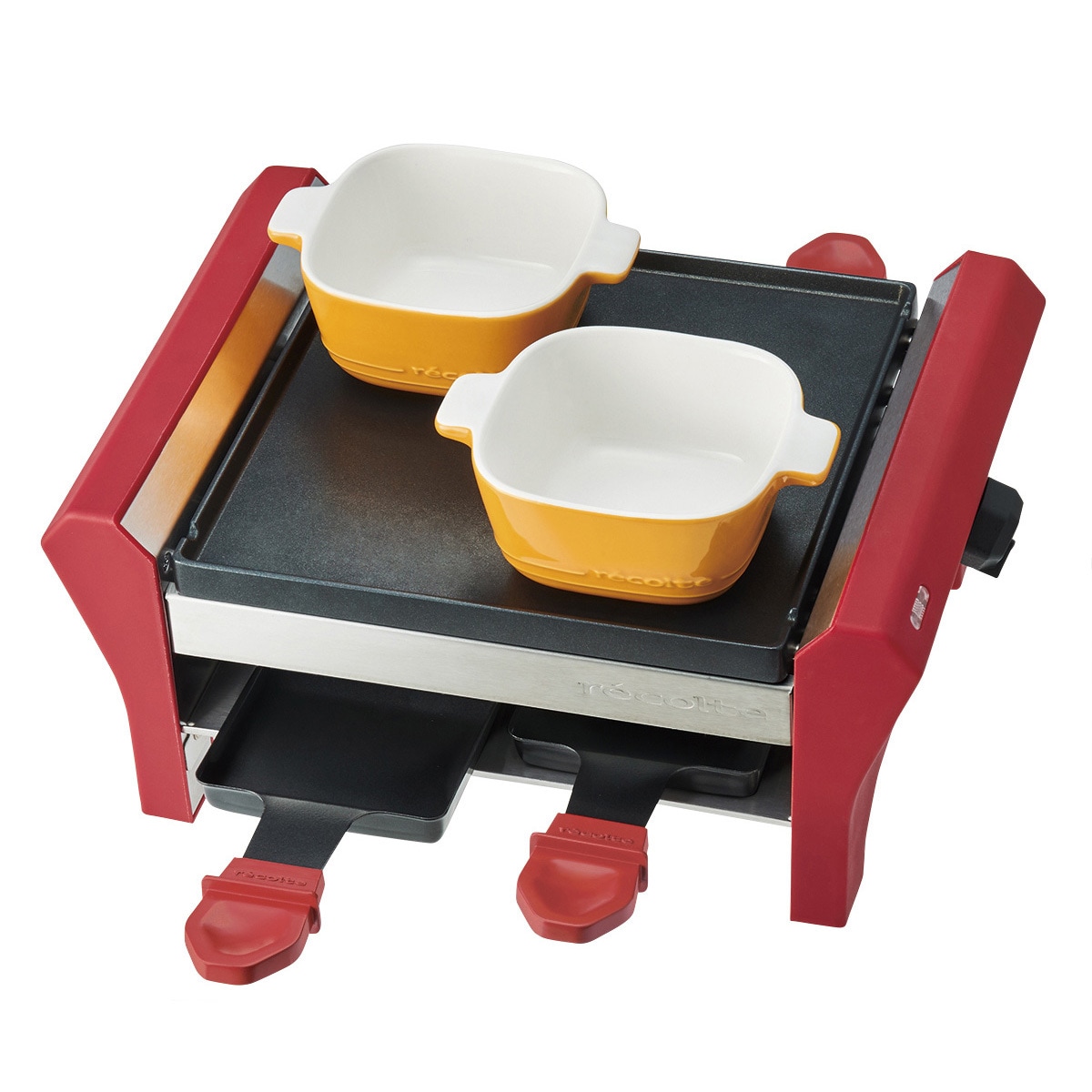 フォンデュメーカー【未使用品】recolte（レコルト）RRF-2 RRF-2(R) ラクレット & フォンデュメーカー グランメルト 1台 recolte