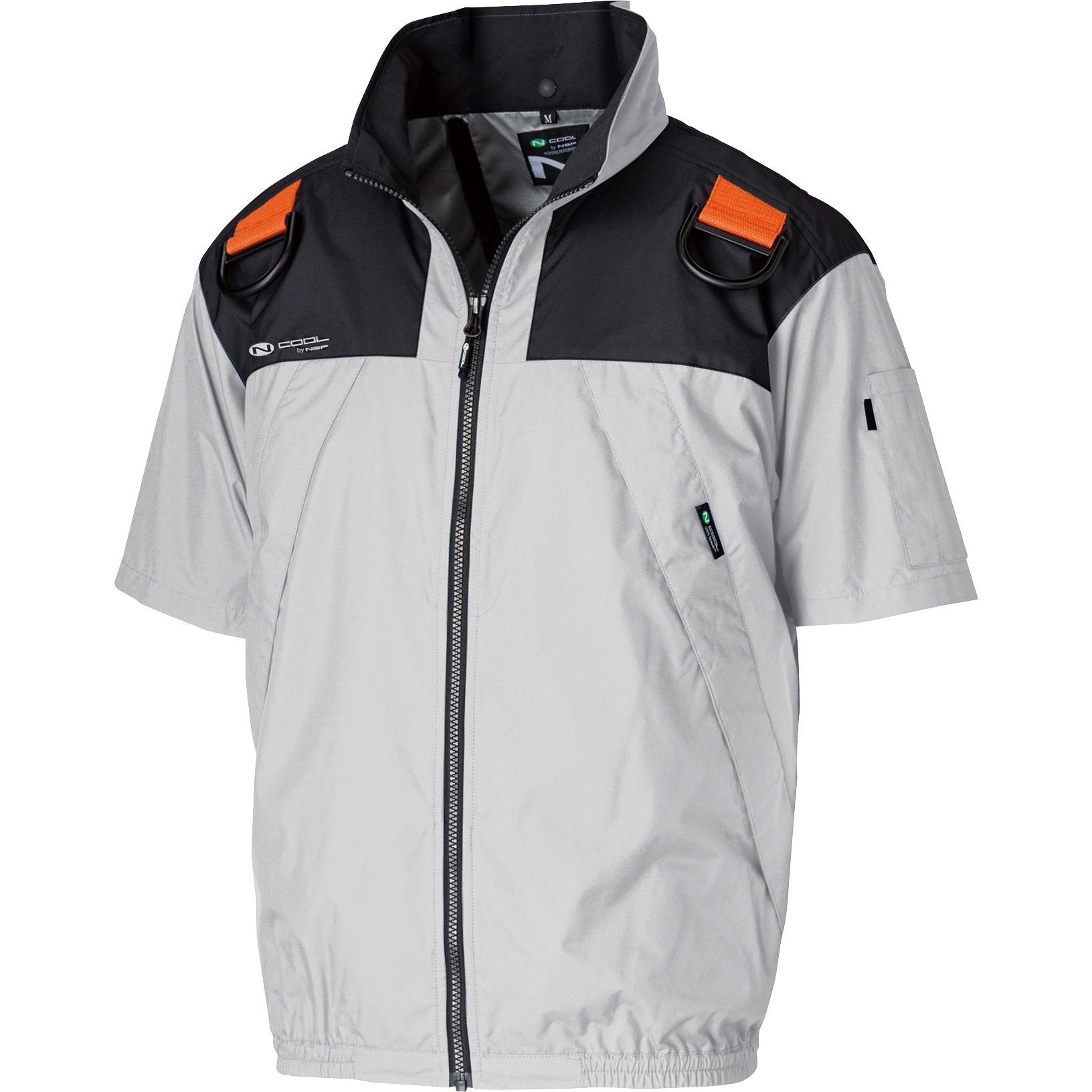 Nクールウェア ND-1132 半袖 3Dエリ 上部ファン フルハーネス対応 (ファン・バッテリー別売り) 1着 NSP 【通販モノタロウ】