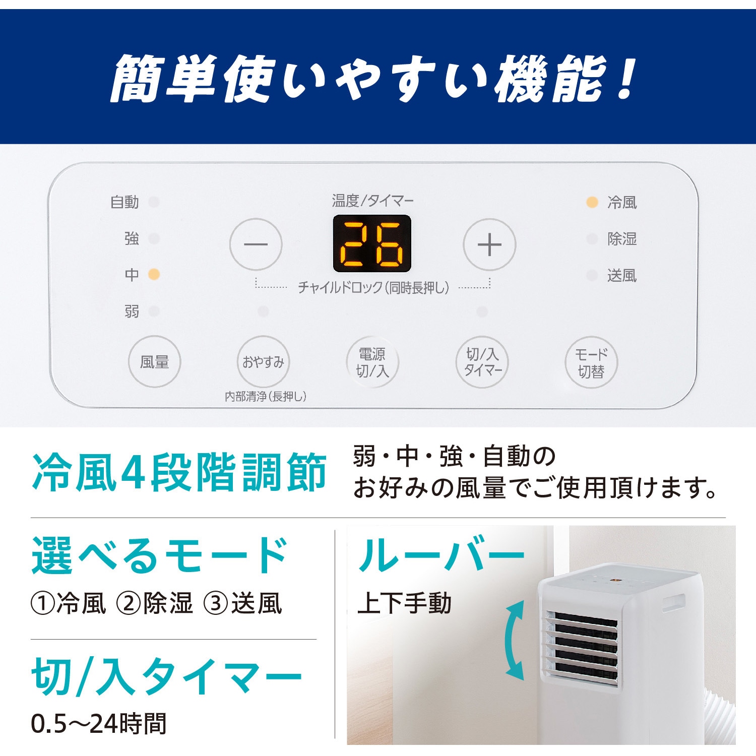 ポータブルクーラー IPA-2223G 1600W 楽天市場】クーラー ポータブルクーラー冷専 IPA-2223G ホワイト