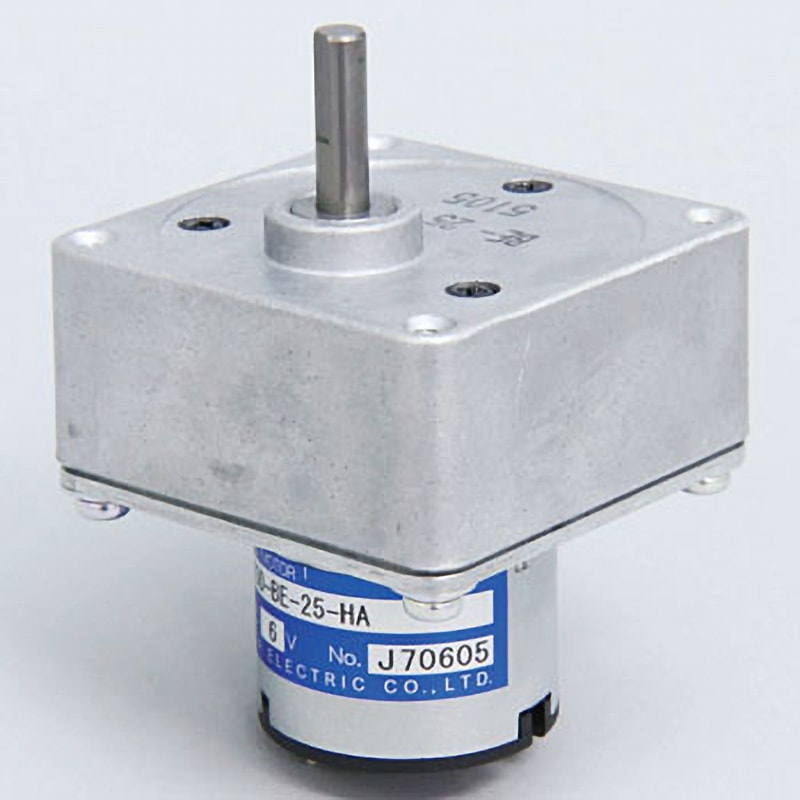 TG-05D-BE-25-HA，6V DCギヤードモータ TG-05D-BEタイプ ツカサ電工 フランジ取付 Dカット