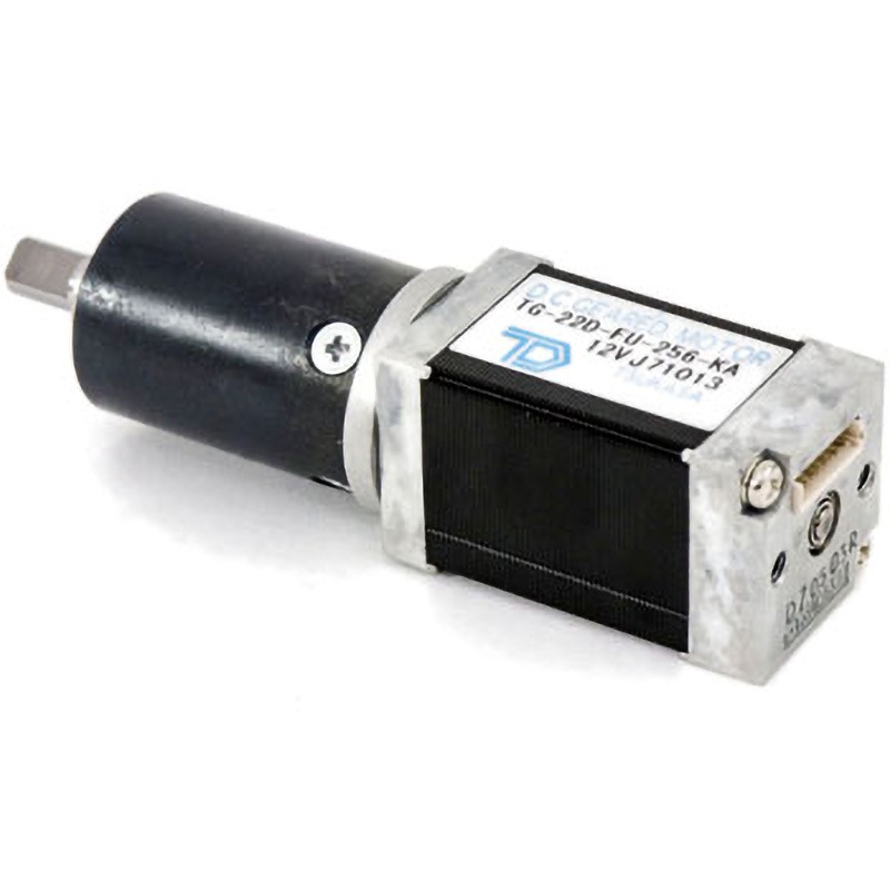 TG-22D-FU-256-KA，12V DCギヤードモータ TG-22D-FUタイプ ツカサ電工 フランジ取付 Dカット