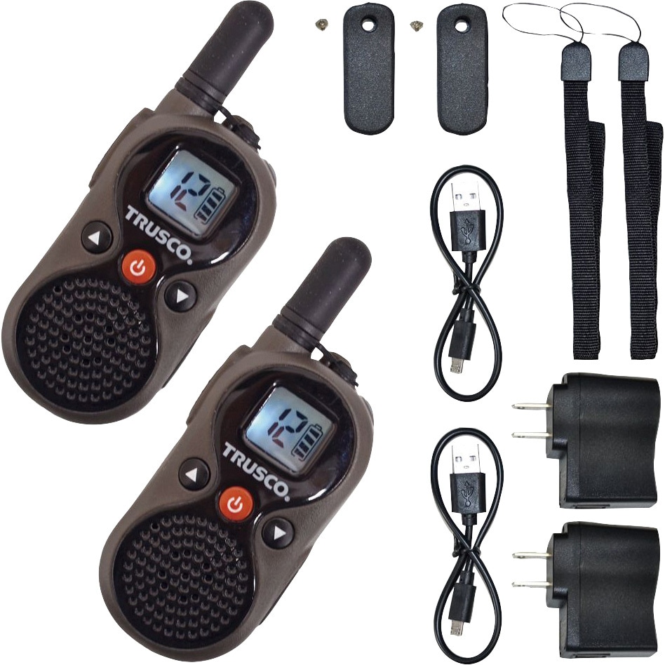 TNT-20 特定小電力ミニトランシーバー 2台セット 1セット(2台) TRUSCO