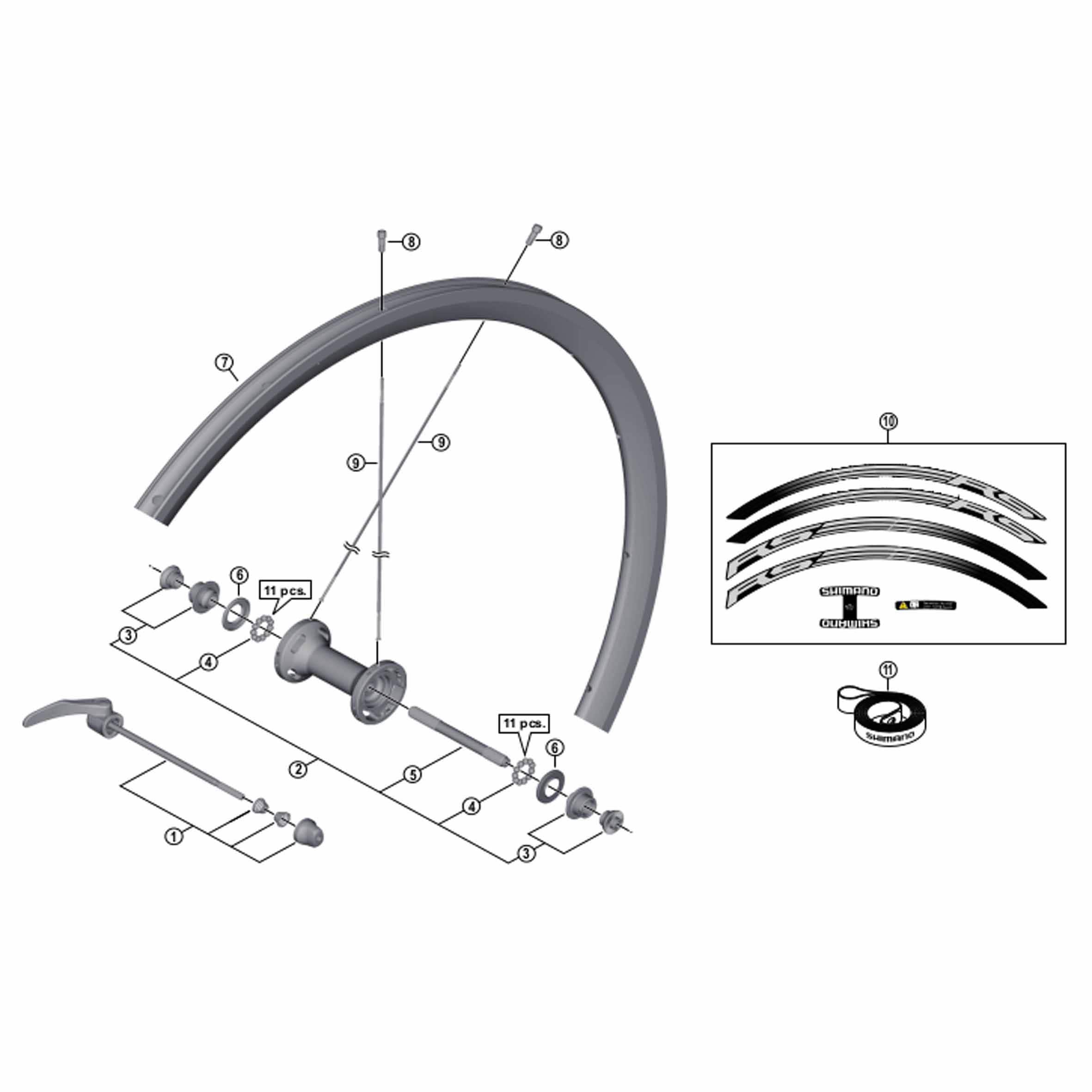 ホイール ステッカー 価格 shimano 人気