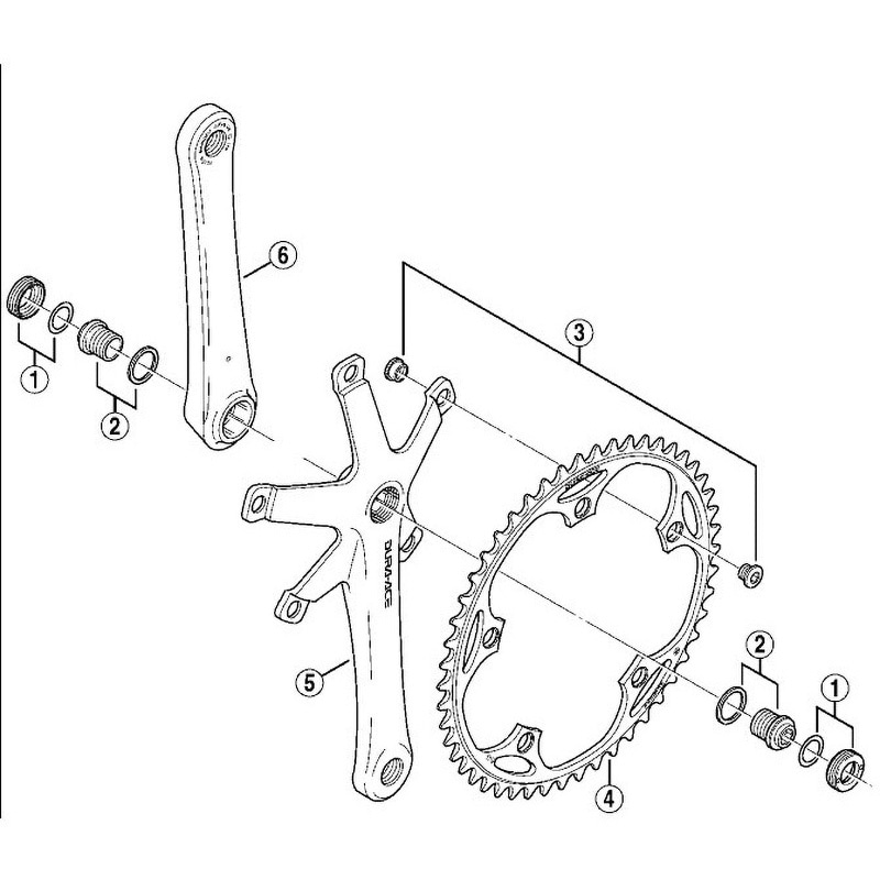 Y16S50001 チェーンリング 50T(1/2″×1/8″) NJS 1個 SHIMANO(シマノ