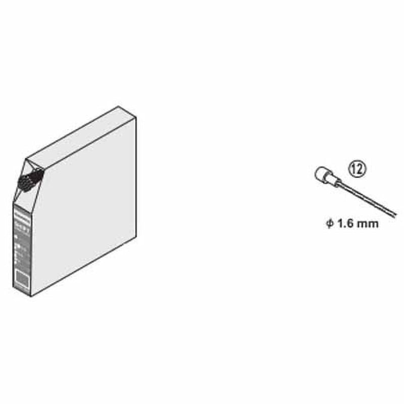 Y80098561 ブレーキインナーケーブル ワークショップ向けBOX ROAD ステンレス 100本/2050mm 1個 SHIMANO(シマノ) 【通販モノタロウ】