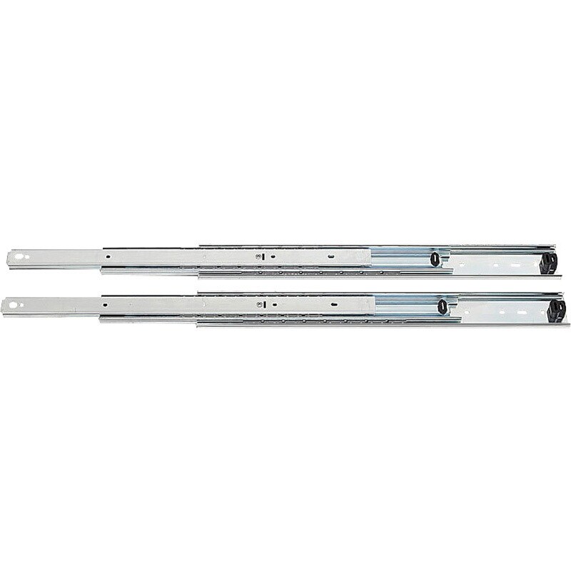 SL9000-18-2SET 三段式スライドレール(重荷重用) TRUSCO 長さ457.2mm移動距離482.6mm 1セット(2本) SL9000-18-2SET