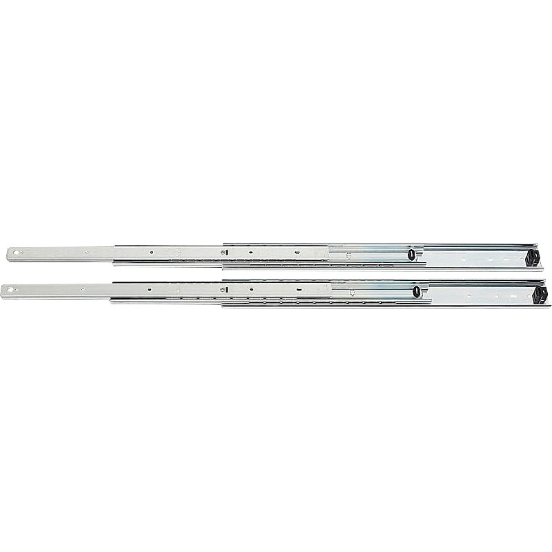 SL9000-20-2SET 三段式スライドレール(重荷重用) TRUSCO 長さ508mm移動距離533.4mm 1セット(2本) SL9000-20-2SET