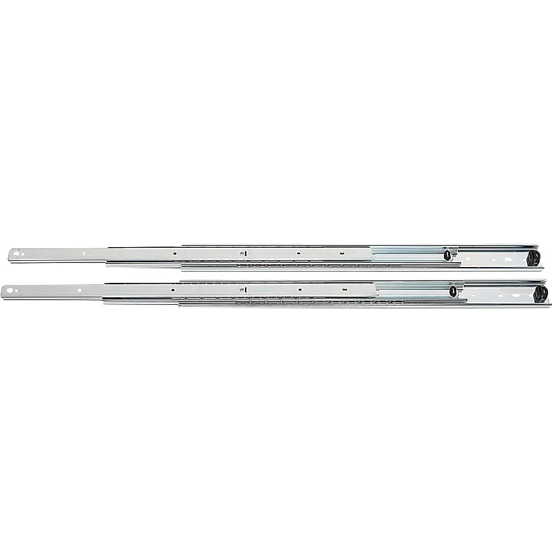 SL9000-24-2SET 三段式スライドレール(重荷重用) TRUSCO 長さ609.6mm移動距離635mm 1セット(2本) SL9000-24-2SET