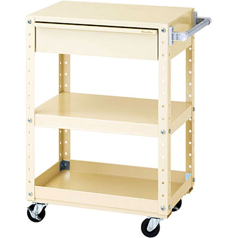 W6CS-M-IV スペシャルワゴン(W600×D400 移動式) 山金工業 引出しあり アイボリー 本体幅600mm奥行400mm高さ859mm  W6CS-M-IV 28,587円