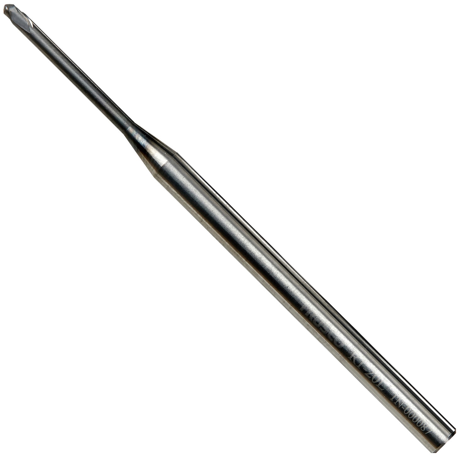 AC40-TLNBE2R0.9-8 超硬ロングネックボールエンドミル(2枚刃) TRUSCO