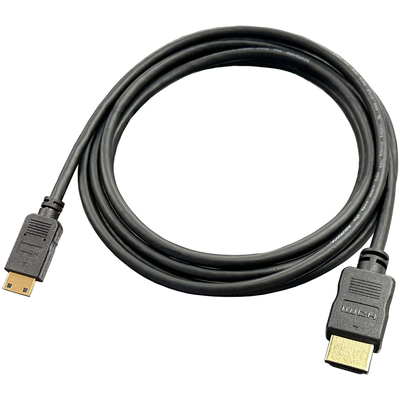VV-HDMI020AC-B2 MiniHDMIケーブル Vodaview 3重シールド オス-オス