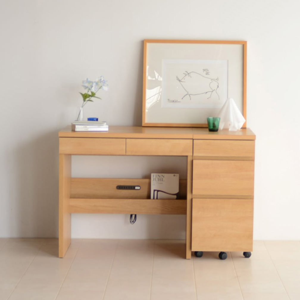 gokko★送料込み★★丸穴引き出し付き木製キャスターワゴン③ gokko☆送料込み丸穴引き出し付き木製キャスターワゴン③ サイドワゴン」