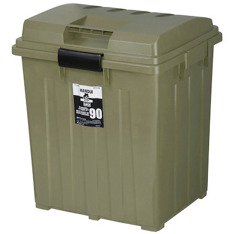 02060 連結ハンドルペール トンボ(新輝合成) 角 かぶせ式 容量96L