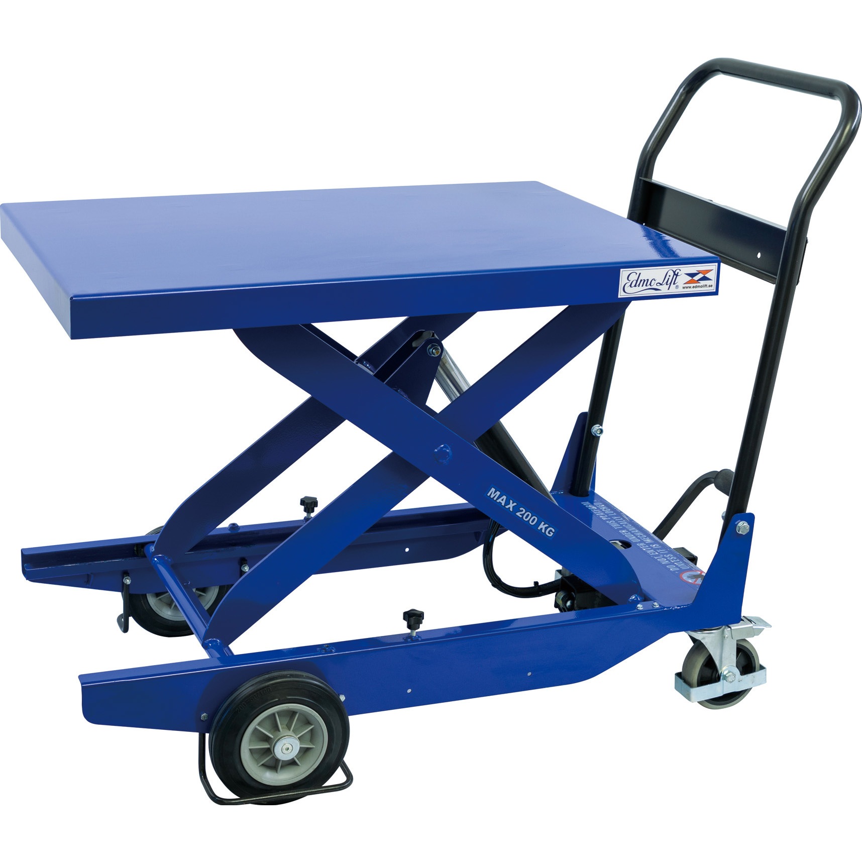 524674 ハンドリフター”CZ”(足踏み油圧式) EdmoLift 荷重200kg 