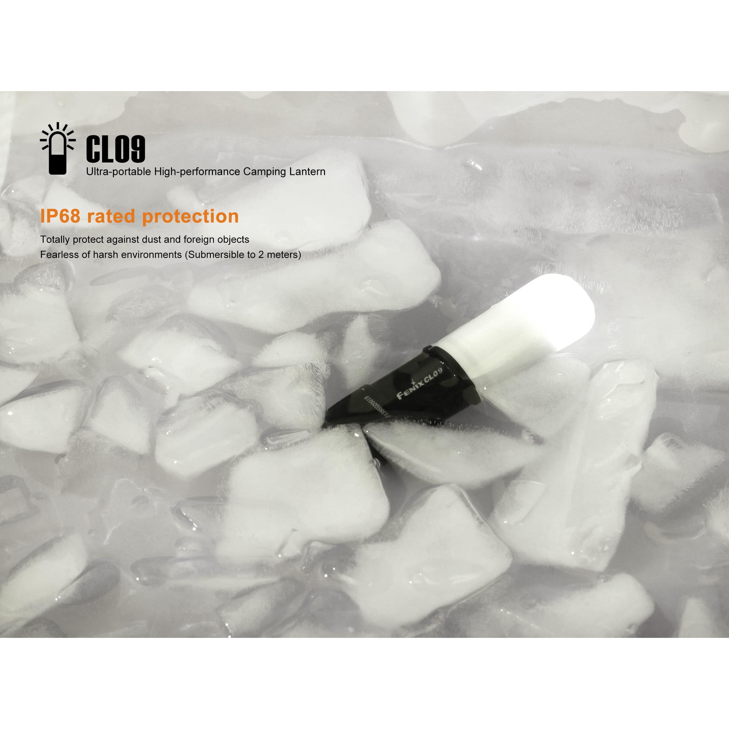 CL09BLACK LEDランタン”CL09” FENIX(フェニックス) 明るさ200Lm