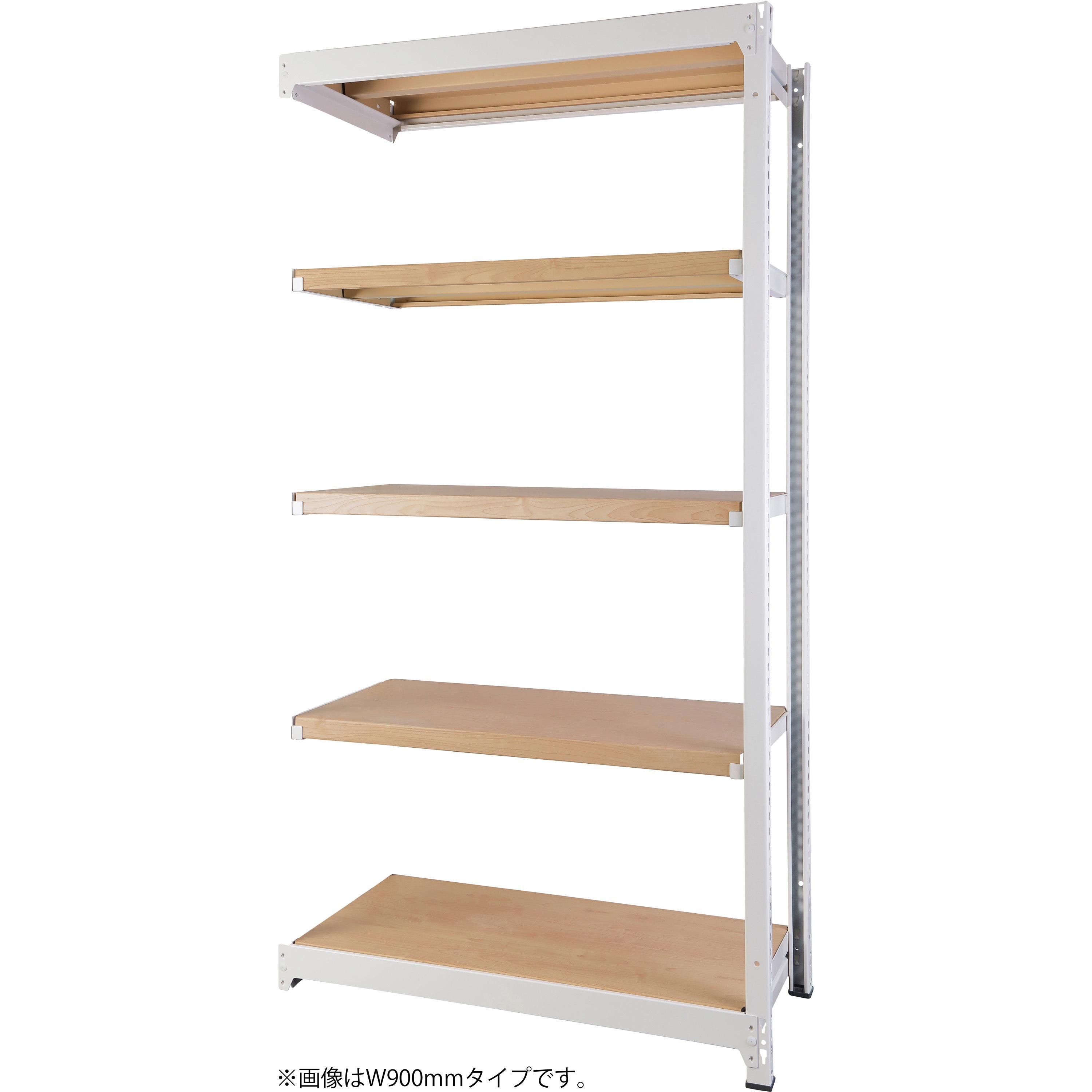 RFRA-C1218-W-NT DRスチールラック 増連 アール・エフ・ヤマカワ 荷重200kg/段 高さ1800mm  RFRA-C1218-W-NT