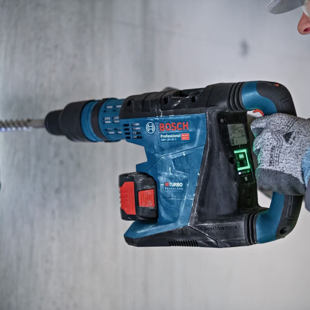 【久留米】【引き取り限定】【未使用品】ボッシュ BOSCH GBH18V-40C コードレスハンマードリル 本体＋ケースのみ(バッテリ・充電器別売) 18V 打撃力:9J PRO GBH 18V-18 X コードレスハンマードリル（ONECHUCK） | Bosch