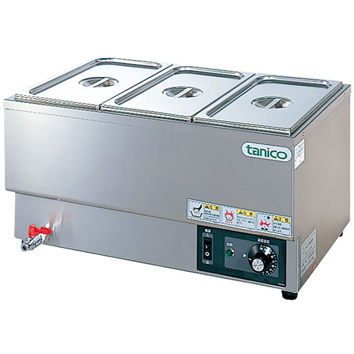 N-TCW-5535E-3 フードウォーマー 電気式ウォーマー 卓上タイプ 横置タイプ 1台 タニコー 【通販モノタロウ】