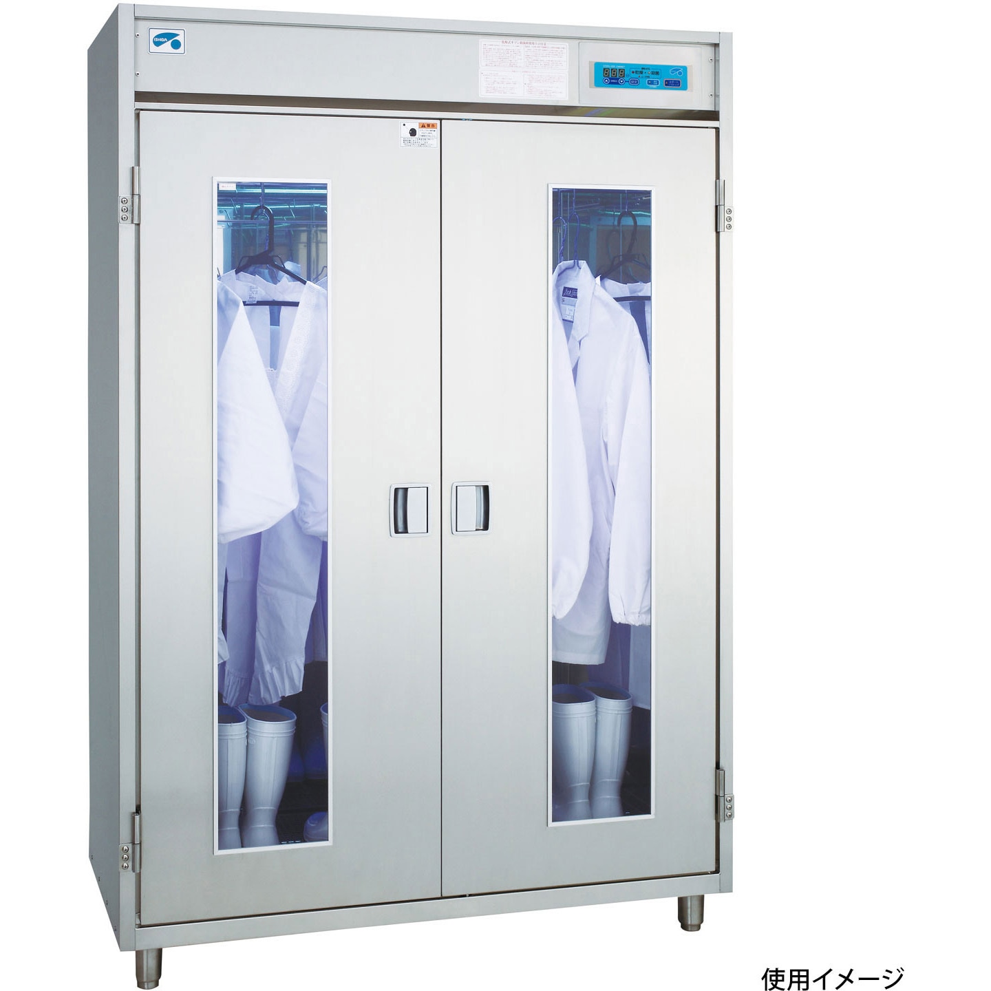 OC-90 器具殺菌庫 衣服用乾燥式オゾン殺菌庫 ピオニーコーポレーション 寸法900×600×1800mm