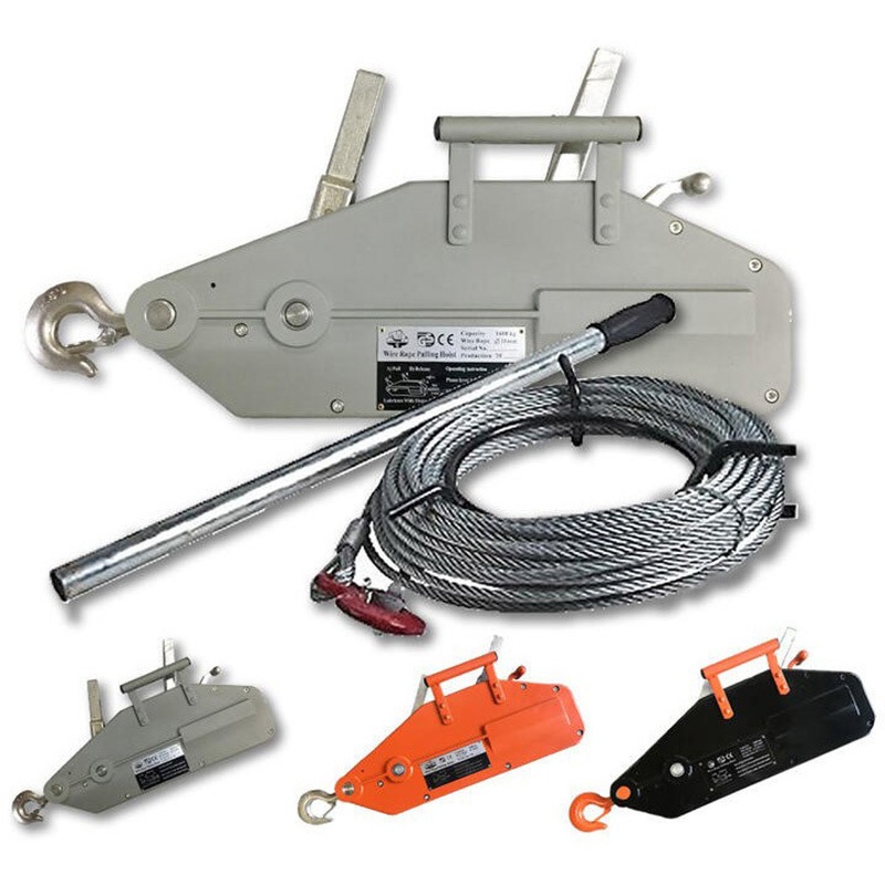 diy-060 ハンドウインチ 1.6ton ワイヤロープ5m付き 1個 ベスト