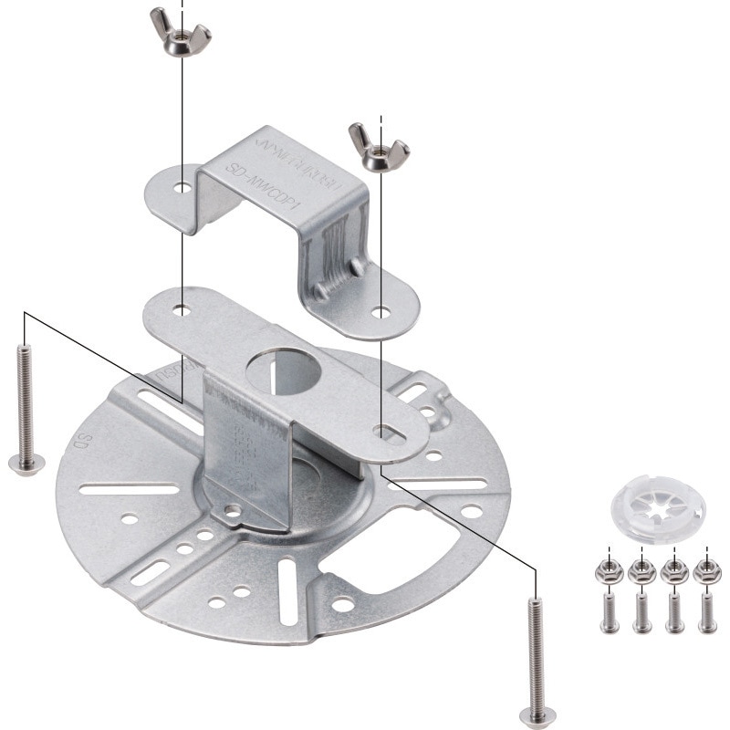 ネットワークカメラ取付金具 ネグロス電工 ケーブルラック用取付金具