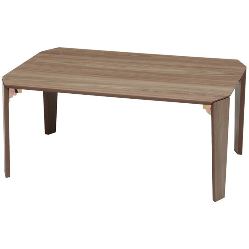 CALM-75 カームテーブル 永井興産 ブラウン色 幅750mm奥行500mm 1台