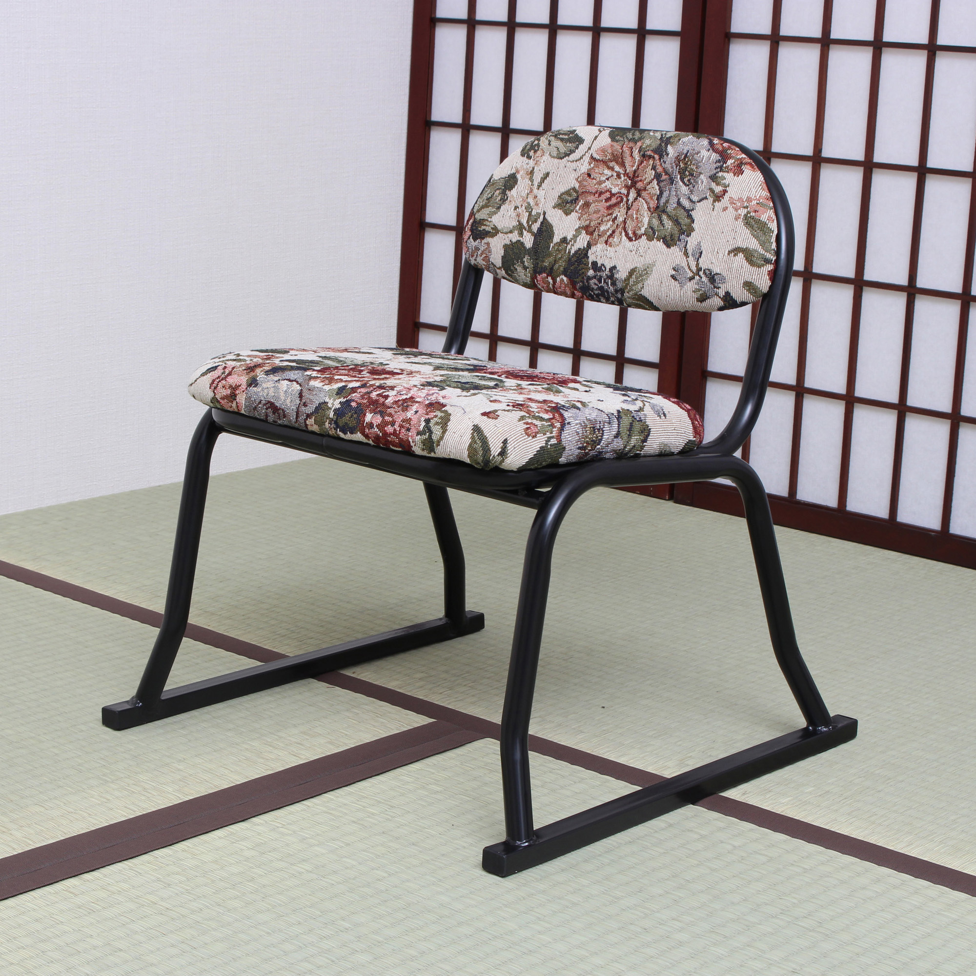 再お値下げ‼️ゴブラン織　素敵なとても座りやすいヴィンテージチェア TAN-883-1(GOB) 背付き和座敷チェア 1個 Vita 【通販モノタロウ】