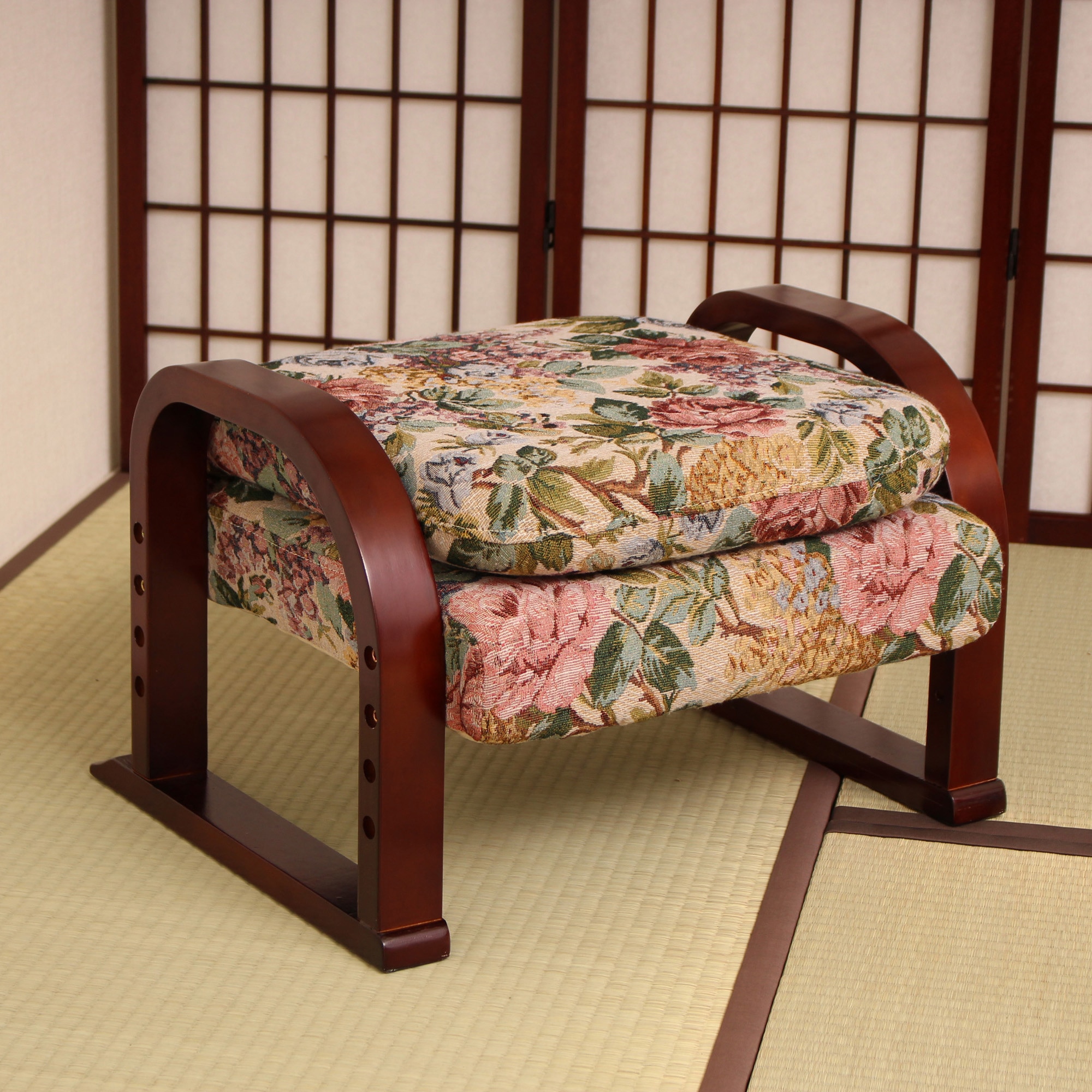 新着商品】立ち座り楽々座椅子 ゴブラン ハイ サイズ(約):幅53×奥行53  