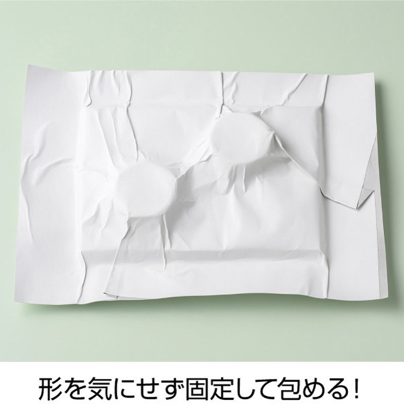 KP104 テープのいらない梱包紙 白厚紙 ヒサゴ 1冊(10枚) KP104 【通販