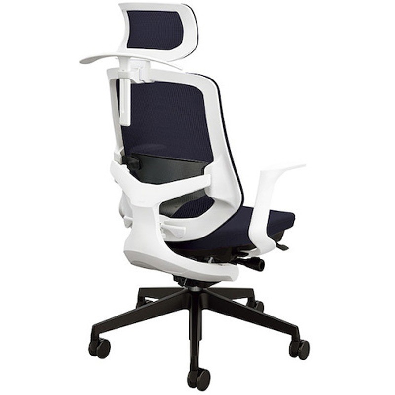 SLEN515FHB-PMBK 事務用チェアー セリフト(Selift)シリーズ ナイキ ハンガー付 ヘッドレスト付 固定肘付 ミックスブラック色   SLEN515FHB-PMBK 71,390円