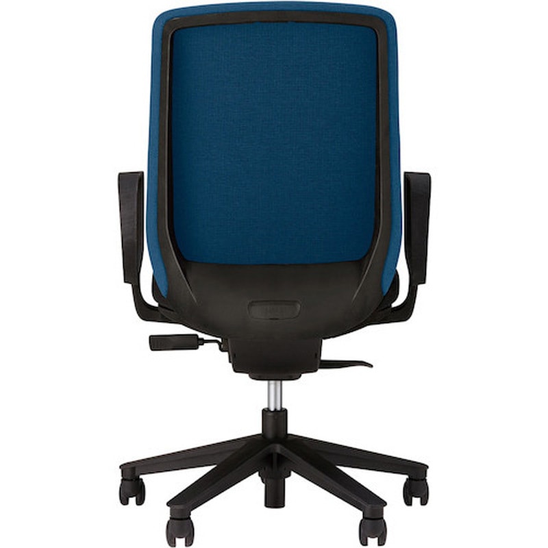 ナイキ 事務用チェア ( LVEB513F-BK ) 事務用チェアー レセーブ(Lesave)シリーズ ループ肘付 ブラック色 LVEB513F-BK