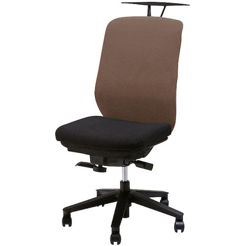 LVEB512FH-MT 事務用チェアー レセーブ(Lesave)シリーズ ナイキ ハンガー付 ミルクティー色   LVEB512FH-MT