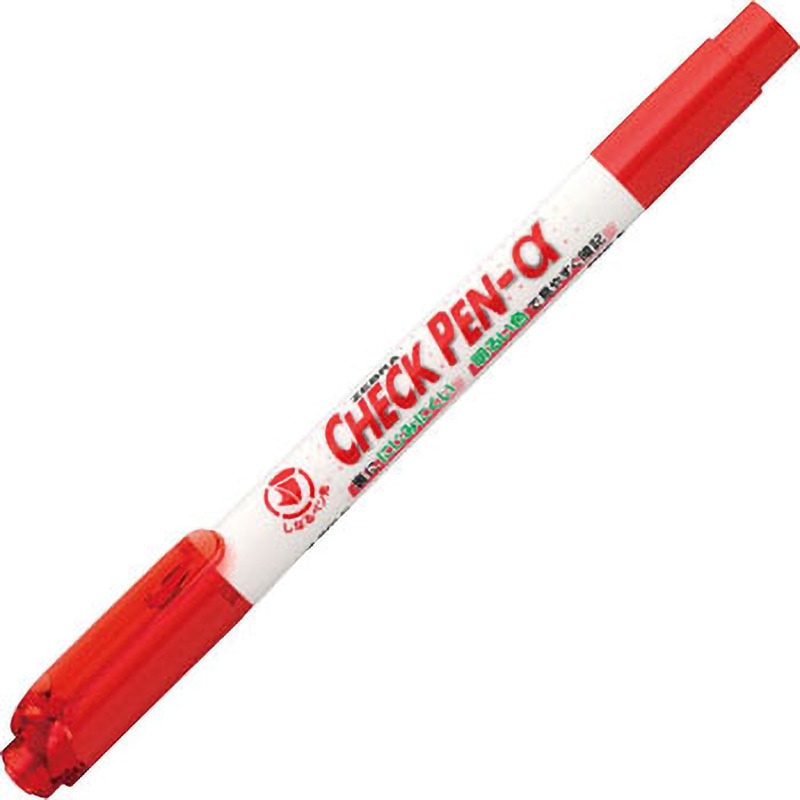 ノア　ペンタ　確認用 チェックペン アルファ ゼブラ キャップ式水性マーカー 【通販モノタロウ】