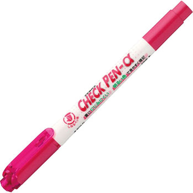 チェックペン アルファ ゼブラ キャップ式水性マーカー 【通販モノタロウ】