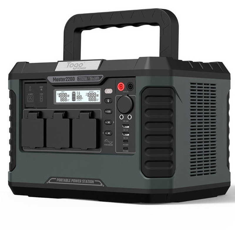 Master2200 ポータブル電源 TogoPower バッテリー容量1944Wh 定格出力