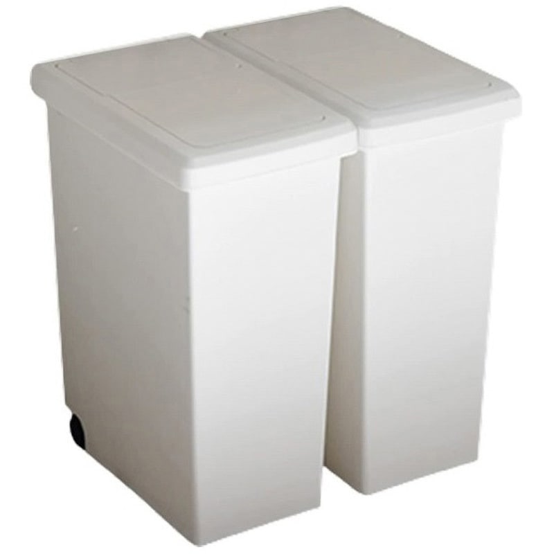 20L 2P WH ゴミ箱 スライドペール 平和工業 容量20L ホワイト色 1