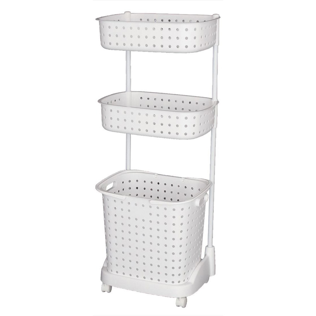 LQ-3WH ランドリーバスケット JEJアステージ ホワイト色 LQ-3WH