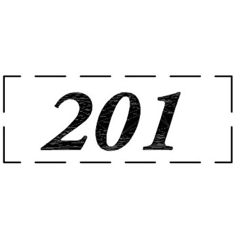 専用 214680-201 ナンバーシール F30BK ACE(エース) ビニールフィルム製