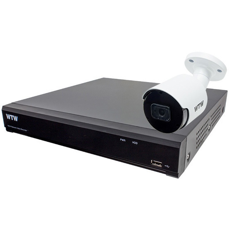 最高級 4K 800万画素POE 16ch 防犯カメラ用NVR 2TB搭載 と 屋外対応